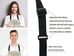Ocean Beach Funny Apron for Women and Men, Wooden Seashell Adjustable Kitchen Chef Apron for Cooking Baking - Cute Birthday, Anniversary, Mother's Day Apron Gifts for Mom Wife Girlfriend Aunt Grandma