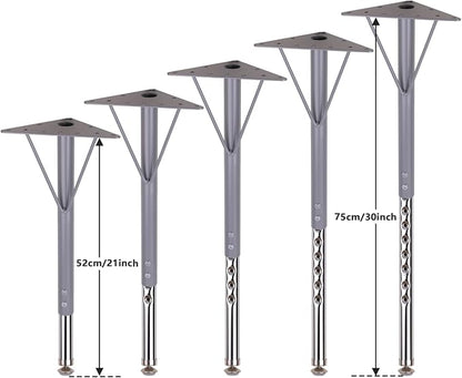 KAZAKA Adjustable Table Legs, 20-30 inch - Image 3