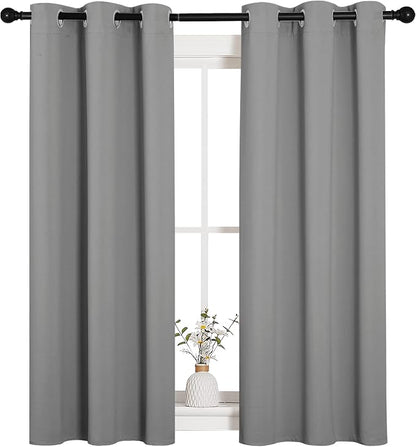 NICETOWN Bedroom Curtains Blackout Drapery Panels, Three Pass Microfiber - Image 2