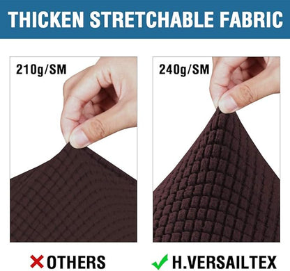 H.VERSAILTEX 3 Piece Stretch Sofa Covers - Image 3