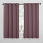 NICETOWN Bedroom Curtain Panels Blackout Draperies, Dry Rose, 1 Pair, 55 by by NICETOWN