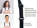 Cute llama Apron for Women and Men, Adjustable Kitchen Chef Apron for Cooking Baking - Cute Birthday, Anniversary, Mother's Day Apron Presents for Mom Wife Girlfriend Aunt Grandma