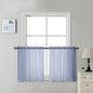 Chyhomenyc Sheer Curtains 30 inch Length 2 Panels by Chyhomenyc