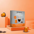 Daniels Blend Espresso Aluminum Capsules Compatible with Nespresso 120 Coffee Pods Single Server Kosher Certified Ristretto