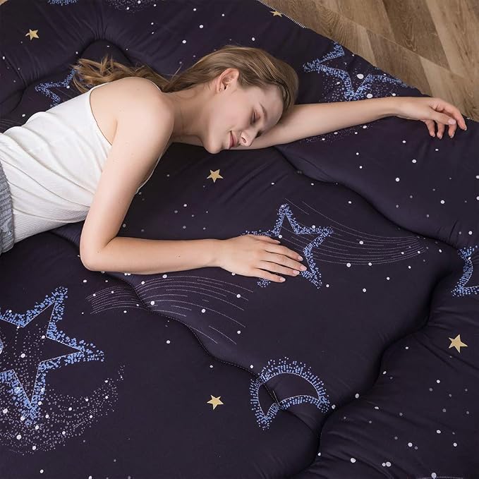 MAXYOYO Japanese Futon Mattress Floor Mattress Sleeping Pad Foldable Mat Roll - Image 5