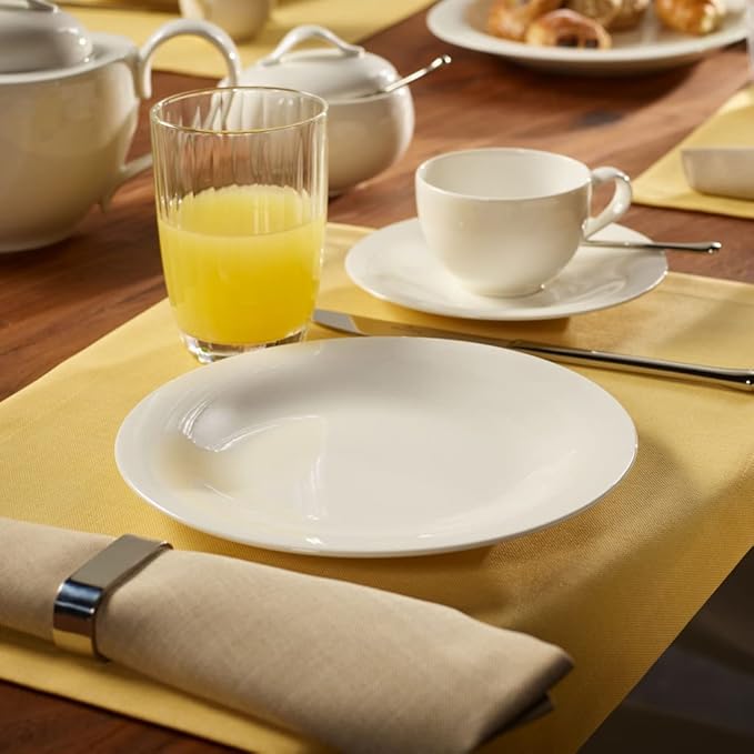 Villeroy & Boch New Cottage Basic Salad Plate, 8.25 in, Premium Porcelain, White
