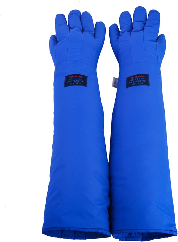 Cryogenic Gloves Low Temperature LN2 Liquid Nitrogen Protective Gloves Cold Storage Safety Frozen Gloves-