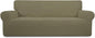 Easy-Going Stretch Oversized Sofa Couch Slipcover Washable Khaki | 1-Piece by Easy-Going