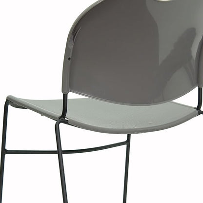 Flash Furniture 5 Pack HERCULES Series 880 lb. Capacity Gray Ultra-Compact - Image 9