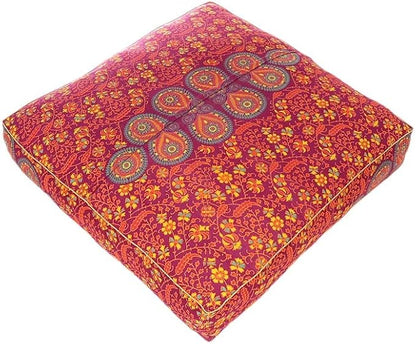 Mandala Floor Pillow Cover Meditation Cushion Seating Throw Hippie Round - Image 5