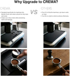 Crema Coffee Products Tamping Mat for Impress | Non-Slip Silicone Protection for Countertops & Portafilters | Precision Fit with Drip Tray & Vent Holes | Easy to Clean, Durable Espresso Tamping Pad