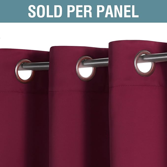 H.VERSAILTEX Blackout Curtains for Christmas Thermal Insulated Window Treatment - Image 2