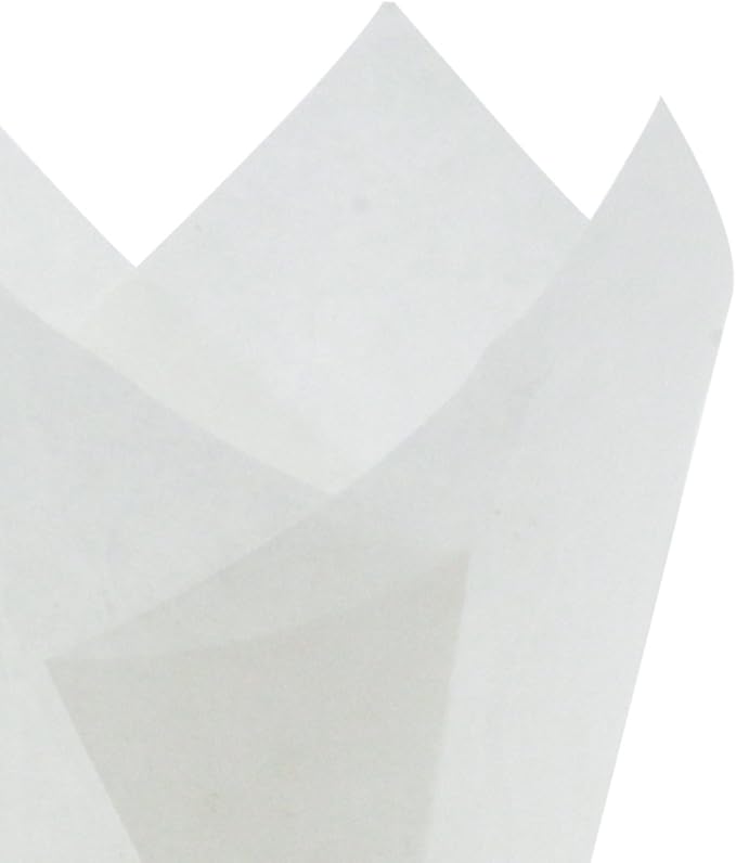 White Tulip Baking Cups, Mini Size, Pack of 125
