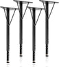 Adjustable Table Legs 19-30 Inch, Heavy Duty Steel Furniture Legs by Pilida