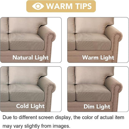 H.VERSAILTEX Super Stretch Individual Seat Cushion Covers Sofa Covers Couch - Image 7