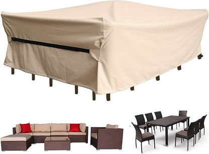 Patio Furniture Set Covers Waterproof Patio Conversation Sets Cover Outdoor by CKCLUU