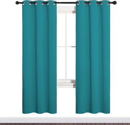 NICETOWN Room Darkening Curtains 72 inch Length 2 Panels, Thermal Insulated - Image 2
