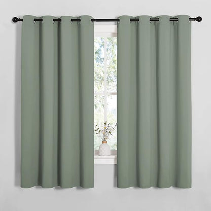 NICETOWN Bedroom Curtain Panels Blackout Draperies, Thermal Insulated Solid by NICETOWN