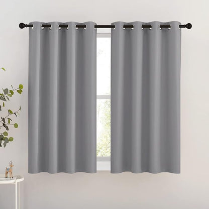 NICETOWN Silver Grey Blackout Curtains by NICETOWN