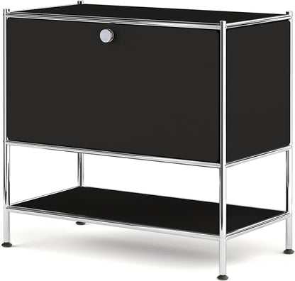 Metal Sidetable with Flap Door, 27.5" Height by SIMPLINK