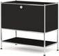 Metal Sidetable with Flap Door, 27.5" Height by SIMPLINK