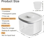 10 Lbs Storage Container Bin Rice Dispenser with Measuring Cup Food Cereal Container Bins Household for Kitchen Pantry Organization