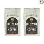 Duty to Act Medium Roast Whole Bean Coffee, 2 lbs (Pack of 2)