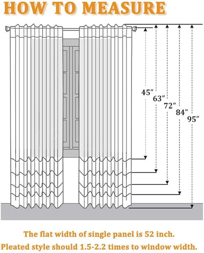 RYB HOME White Curtains & Drapes - Image 6