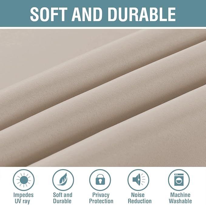 H.VERSAILTEX Blackout Curtain for Living Room Thermal Insulated Window - Image 4