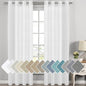H.VERSAILTEX Natural Linen Semi Sheer Curtains by HVERSAILTEX