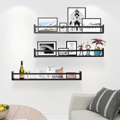 AZSKY Black Nursery Bookshelves - Image 4