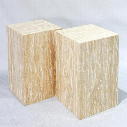 Luxury Marble Side Table, Square End Table - Image 6