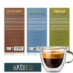 Artuzzi 120ct Espresso Pods For Nespresso Compatible Capsules Original Machines | Italian Coffee Variety - Ristretto Lungo Espresso Caramel Vanilla Chocolate | Aluminum & Recyclable