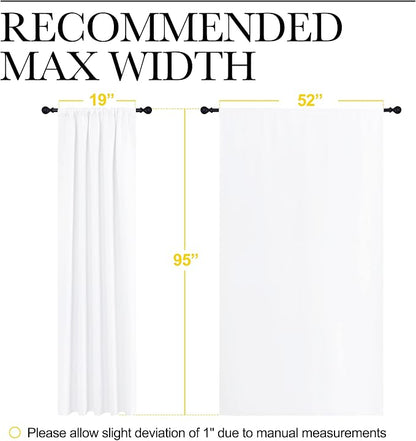 NICETOWN White Bedroom Curtain Panels - Image 7