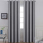 Yakamok Grey Room Darkening Curtains 52x84 inch Gray Grommet-Living Room | 2 by Yakamok
