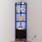 Furnulem Corner Shelf, 5-Tier Corner Cabinet by Furnulem
