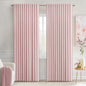 MIULEE Light Pink Back Tab Blackout Curtains 72x84 Inch Length 2 Panels Set | by MIULEE