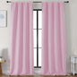 Simplebrand Ava Pink Blackout Curtains by Simplebrand