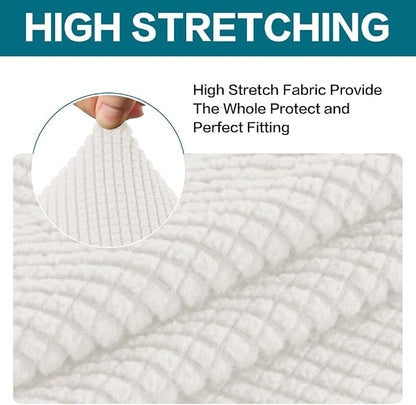 Turquoize Stretch Sofa Slipcover 2 Pieces Sofa Cover Couch Cover - Image 4