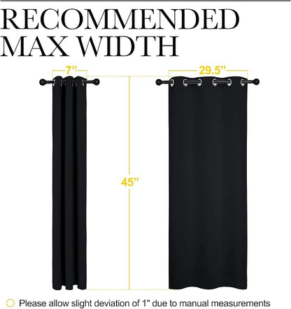 NICETOWN Halloween Bathroom Blackout Curtains and Drapes - Image 7