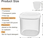 Rice Dispenser,10 Lbs Rice Container Storage with Measuring Cup Food Cereal Container Bins Household for Kitchen Pantry Organization