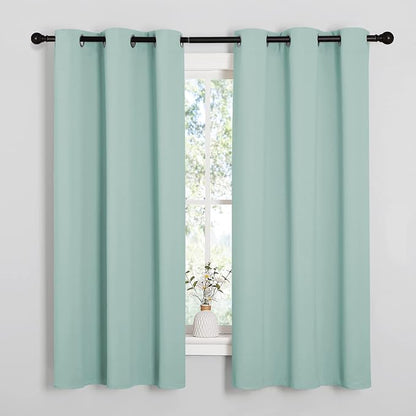 NICETOWN Aqua Blue Room Darkening Curtains by NICETOWN