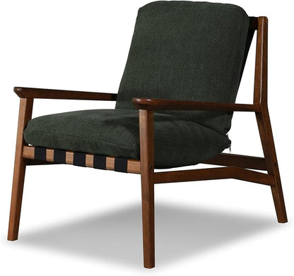 Grain Wood Furniture Solid Wood Mid Century Lounge Chair - Image 6