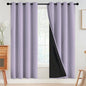 SimpleHome Lilac 100% Blackout Curtains Room Darkening Living Room 72 Inch | by SimpleHome