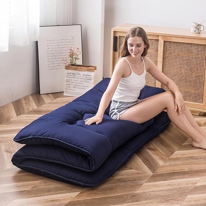 MAXYOYO Japanese Floor Mattress Futon Mattress, Thicken Tatami Mat Sleeping Pad - Image 4