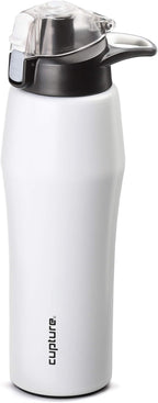 Cupture Action Bottle with Handle - Stainless Steel Vacuum-Insulated, 22 oz