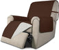 Easy-Going Reversible Couch Cover, Recliner 22 in, Coffee/Ivory | Machine by Easy-Going