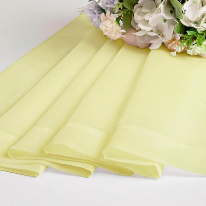 Chyhomenyc Short Sheer Curtains 30 inch Length 2 Panels - Image 9