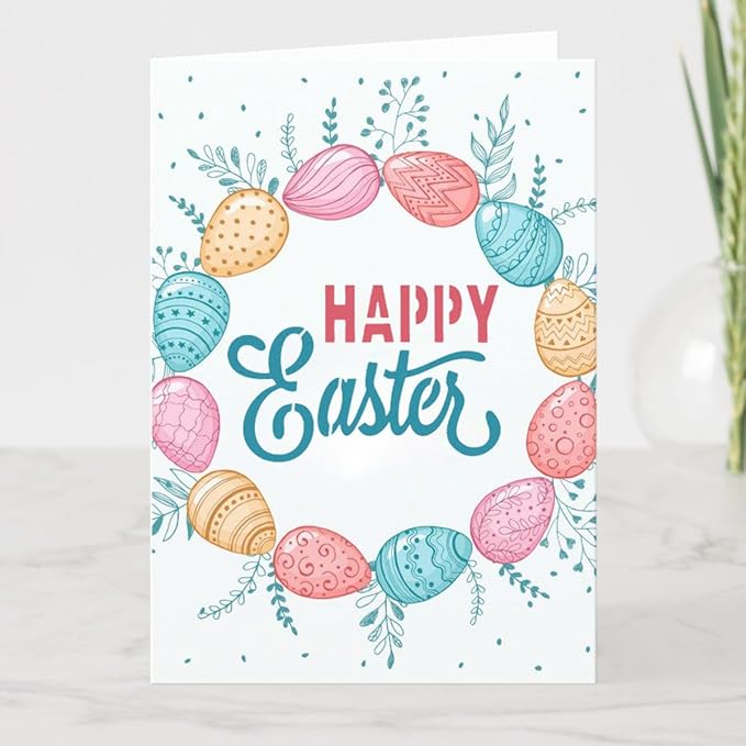 6in Easter Cookie Stencils for Royal Icing, Eggs Carrot Rabbit Face Bunny Shapes Stencils for Sugar Cookie, 16 Pcs Assorted Sizes Easter Eggs Stencils for Baking Drawing Dessert Coffee Decoration