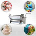 Manual Dough Sheeter Machine - Sfogliafacile NSF Manual Pasta Maker Machine for Icing, Marzipan and Puff Pastry | Easy Install Dough Sheeter Machine for Home or Small Commercial Kitchens
